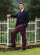 Navy Argyll Trews Outfit