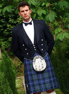 Navy Prince Charlie Kilt Outfit