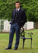 Navy Argyll Trews Outfit