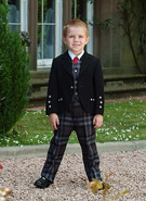 Boys Black Crail Trews Outfit