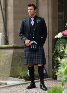 Black Argyll Kilt Outfit