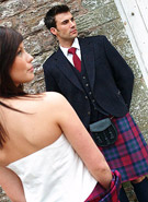 Charcoal Tweed Argyll Kilt Outfit